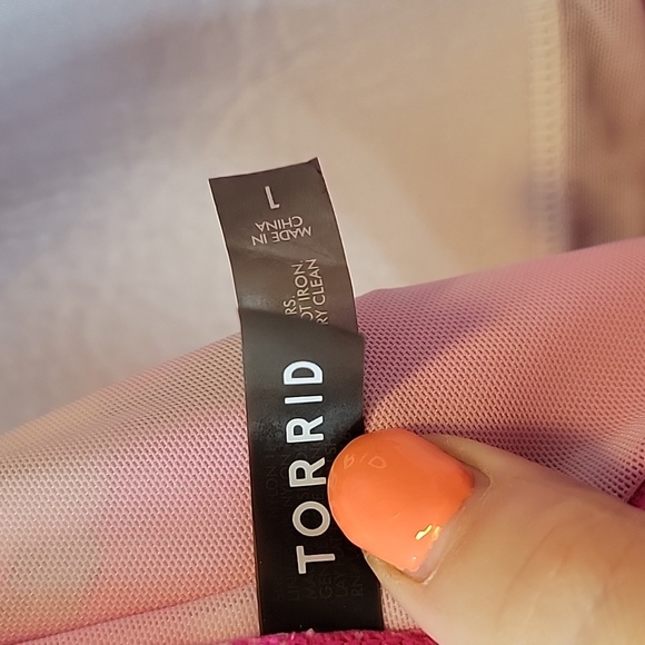 Torrid Size 1 Swim Dress Floral Side Tie - Picture 2 of 7